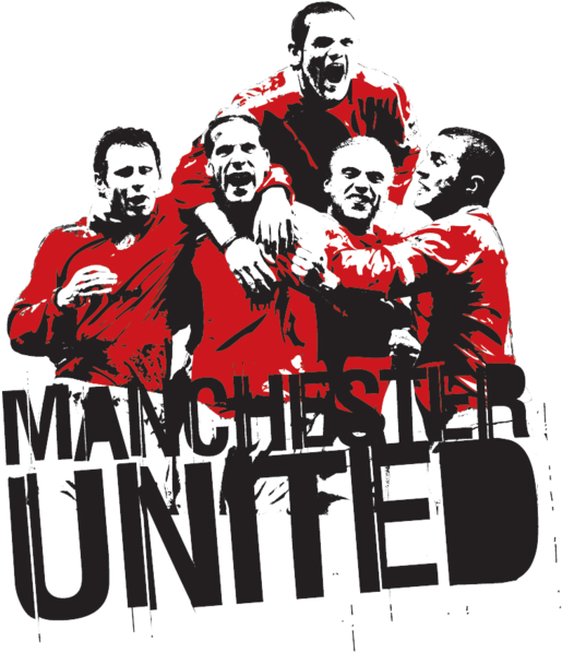 Manunitedtemplate3 (1000x710), Png Download