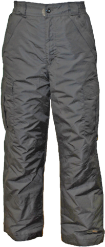 Winter Ski & Board Pants-adult Pulse Cargo Pants, Black - Trousers (340x600), Png Download