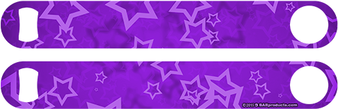 Purple Stars Tile Kolorcoat™ Colossal™ 11" Bottle Opener - Orange Stars Tile Kolorcoat Colossal 11" Bottle Opener (500x500), Png Download
