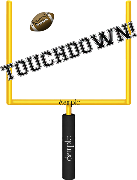 Long Touchdown Cliparts - Super Facts Of The Super Bowl (457x600), Png Download