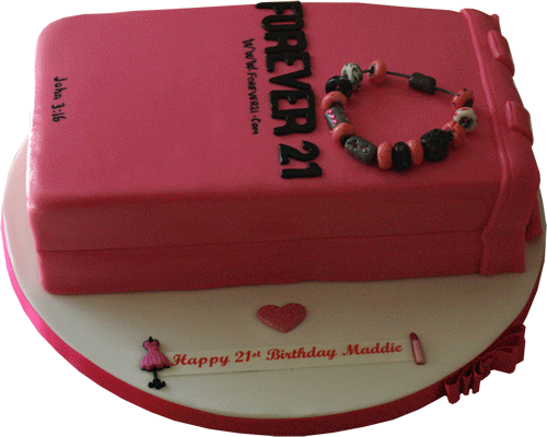 Forever 21 Birthday Cake - Birthday Cakes Forever 21 (500x400), Png Download