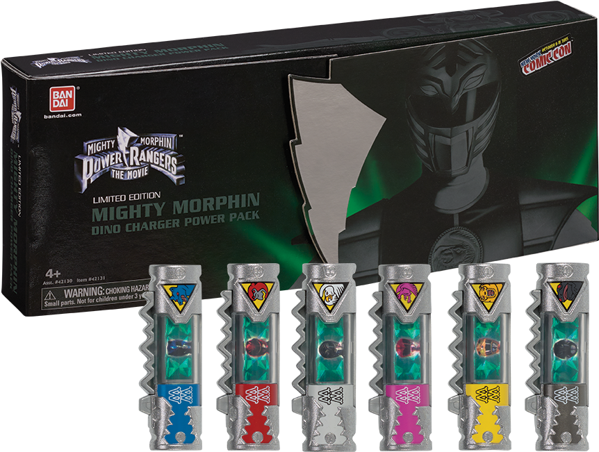 Bandai Mighty Morphin Power Rangers Movie Dino Charger - Dino Charger Power Pack Mighty Morphin Power Rangers (900x1190), Png Download