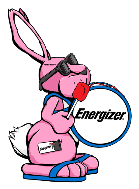 Energizer Bunny Stickers Messages Sticker-5 - Energizer 4-gauge Jumper Battery Cables 16 Ft Booster (618x618), Png Download