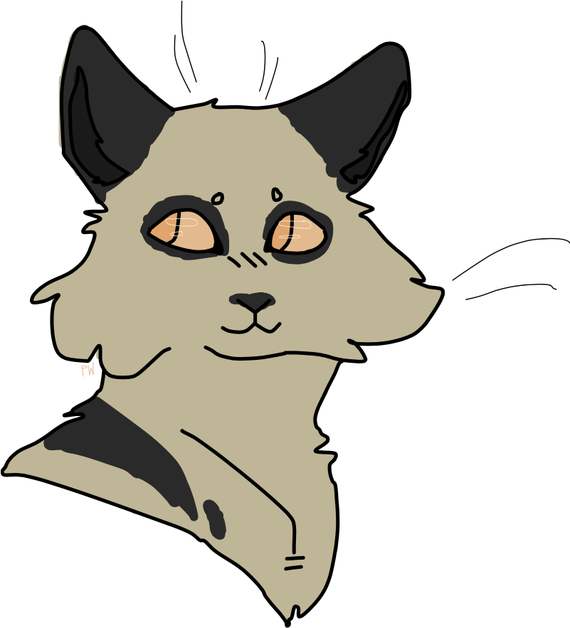 Honeybee - Peachwing - Cat Yawns (800x900), Png Download