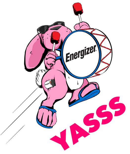Energizer Bunny Stickers Messages Sticker-4 - Energizer Bunny Stickers (618x618), Png Download