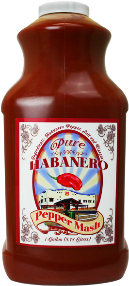 Pure Habanero Pepper Mash Puree 1 Gallon $80 - Ass Kickin Pure Jalapeo Peanuts - Delicious Gourmet (600x600), Png Download