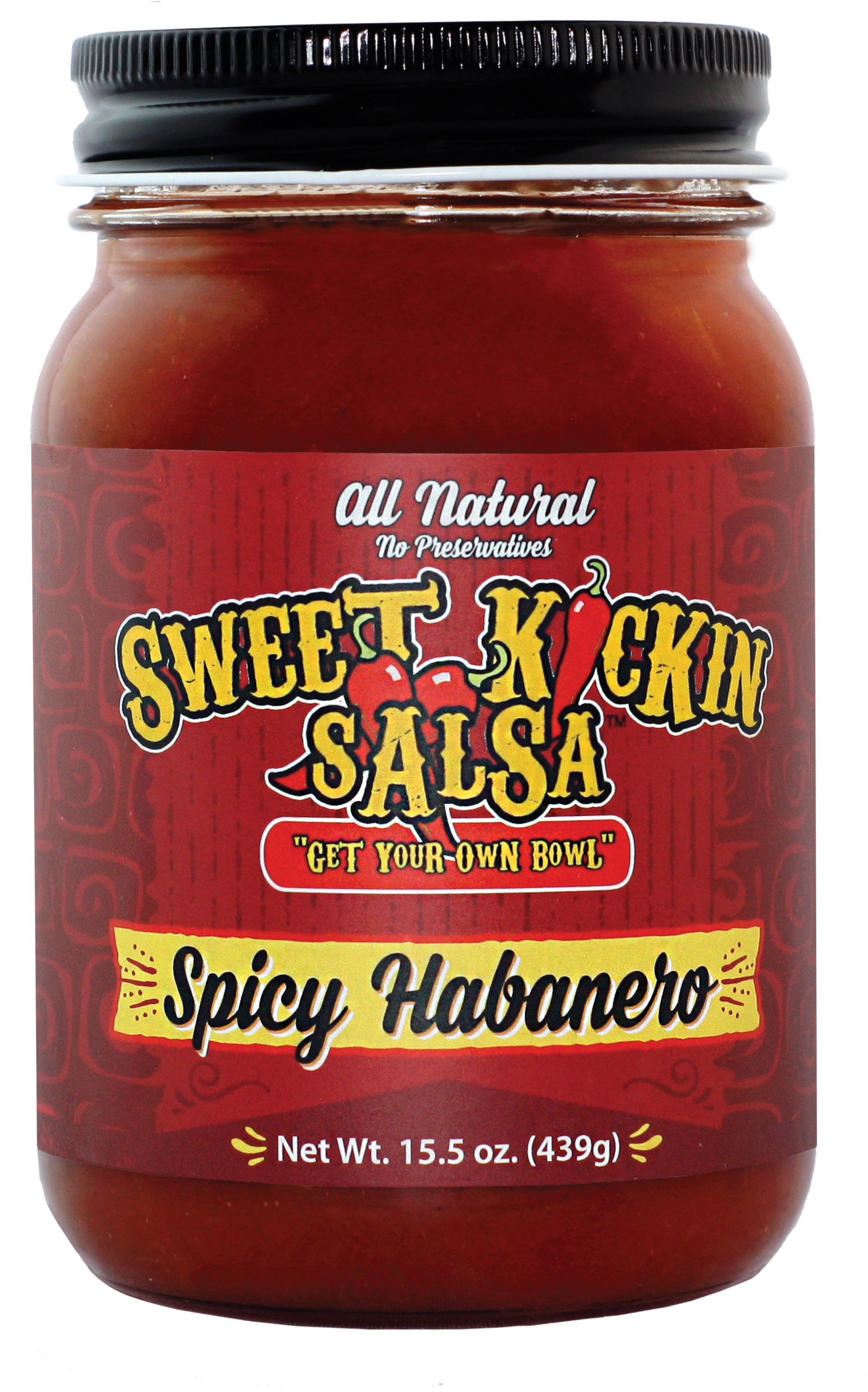 Sale Sweet Kickin Salsa Spicy Habanero - Natural Foods (1983x3161), Png Download