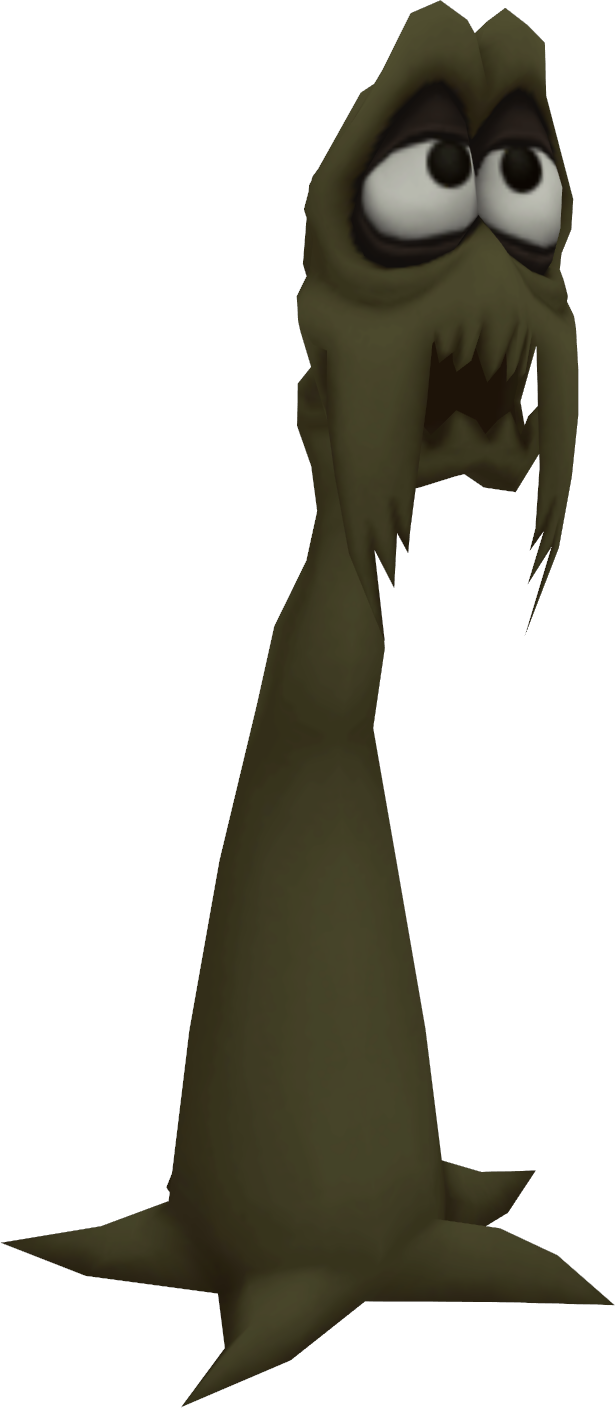 King Triton Seaweed Kh - King Triton Spell (615x1408), Png Download