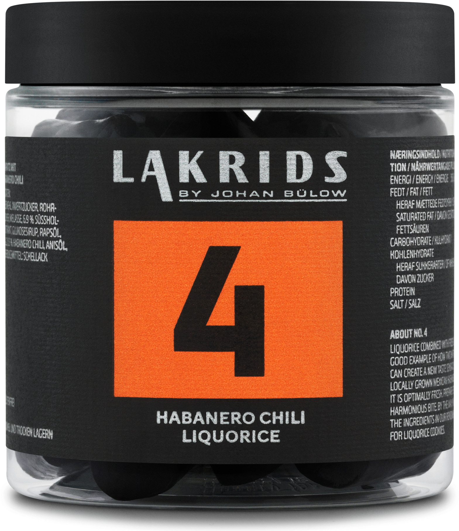 Habanero Chili Liquoroice - E Chocolate Coated Salty Licorice By Lakrids (1568x2829), Png Download