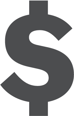 Grey Clipart Dollar Sign - Dollar Sign Icon Grey (500x500), Png Download