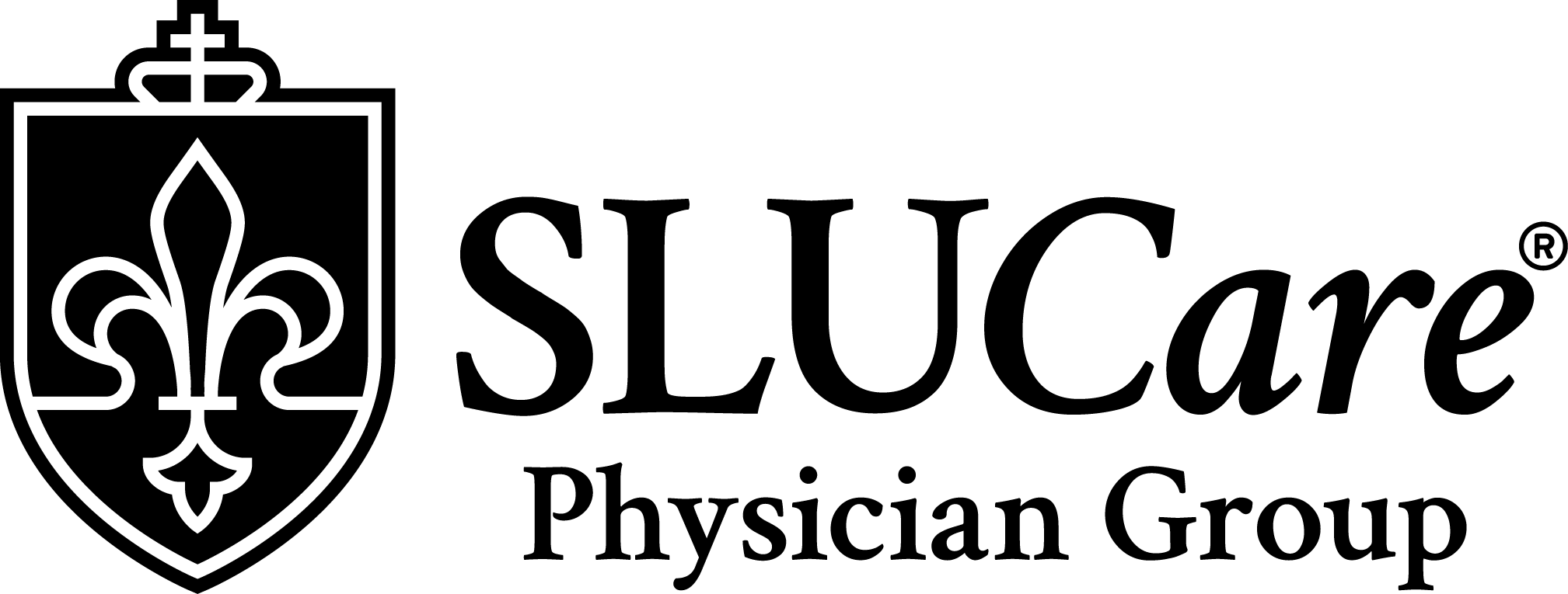 Slucare Standard Logo Black & White - Saint Louis University (2017x765), Png Download