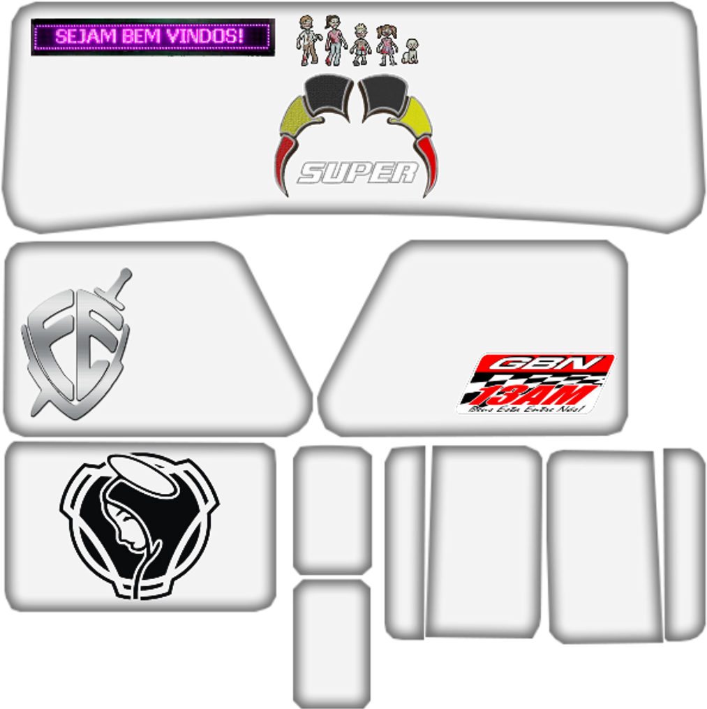 Skin Vidro Heavy Truck Simulator Scania 113 (1024x1024), Png Download