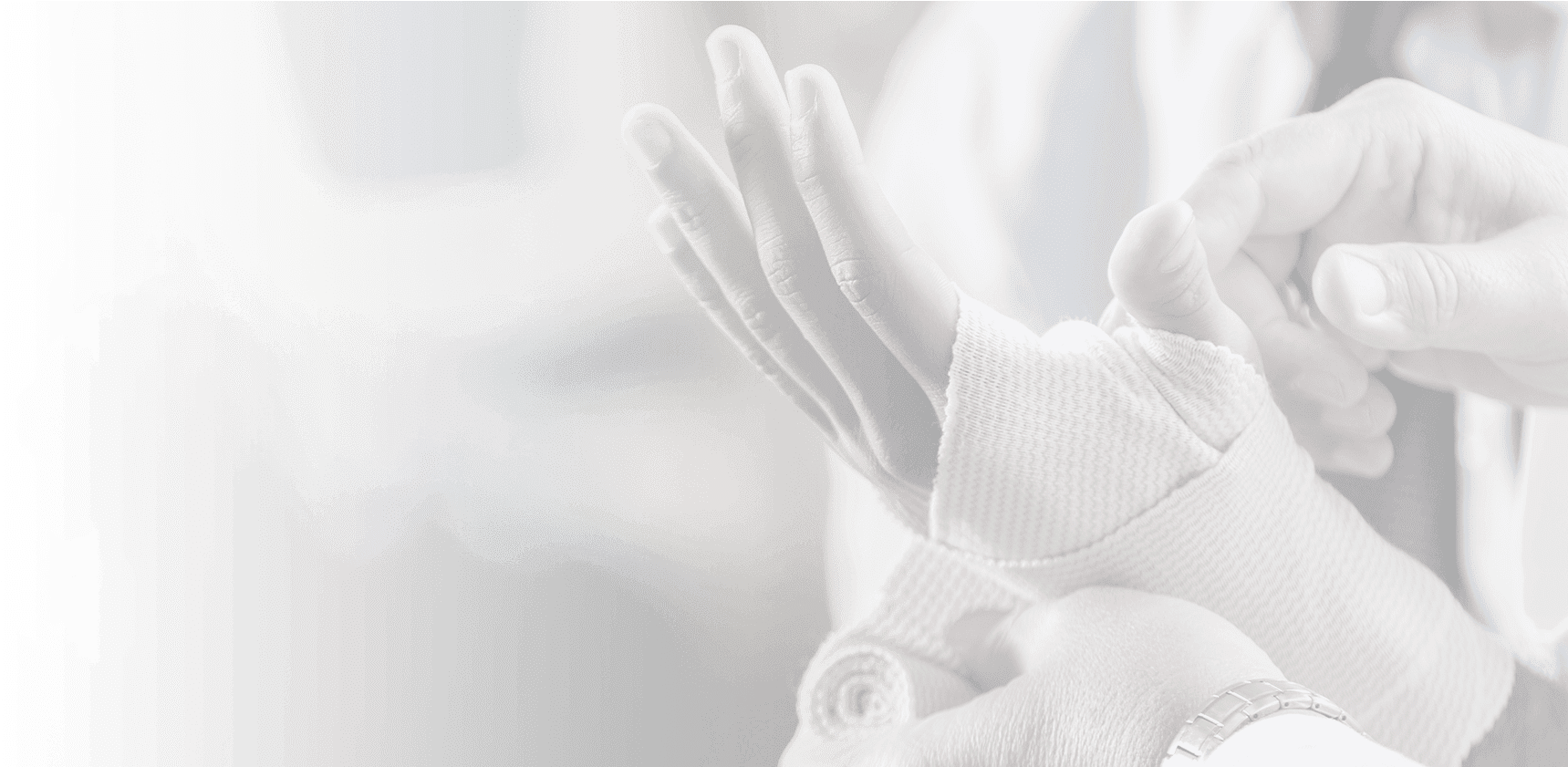 Accidental Injury Cover - Monochrome (1920x840), Png Download