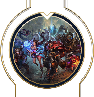 League Of Legends Champions And Skins - League Of Legends Poster Team Ahri/graves 27" X 40" (475x399), Png Download