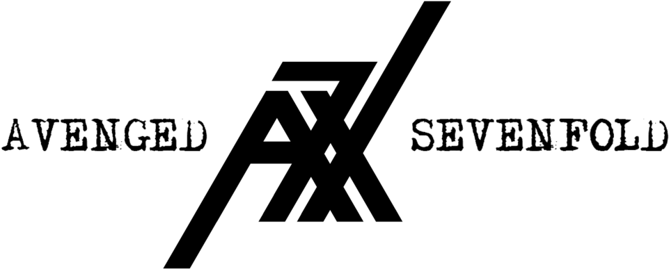 Avenged Sevenfold - Avenged Sevenfold Vinyl Cut Sticker Red Letters Logo (1024x419), Png Download