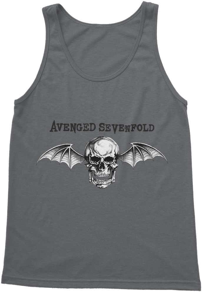 Avenged Sevenfold 2 ﻿classic Adult Vest Top - Printed Picks Company Avenged Sevenfold Bat (black) (1024x1024), Png Download