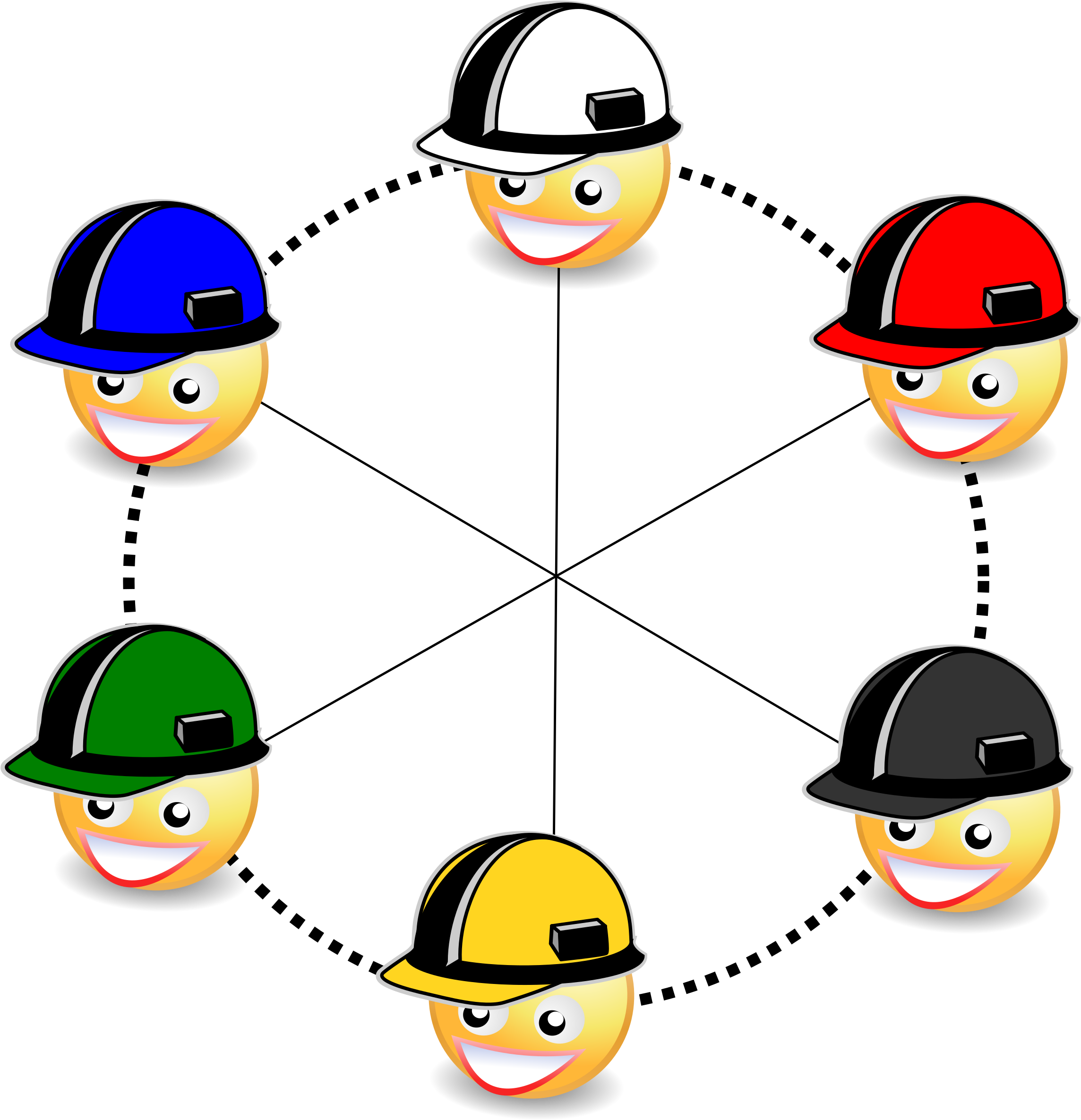 This Free Icons Png Design Of Six Hats To Thinking (2302x2400), Png Download