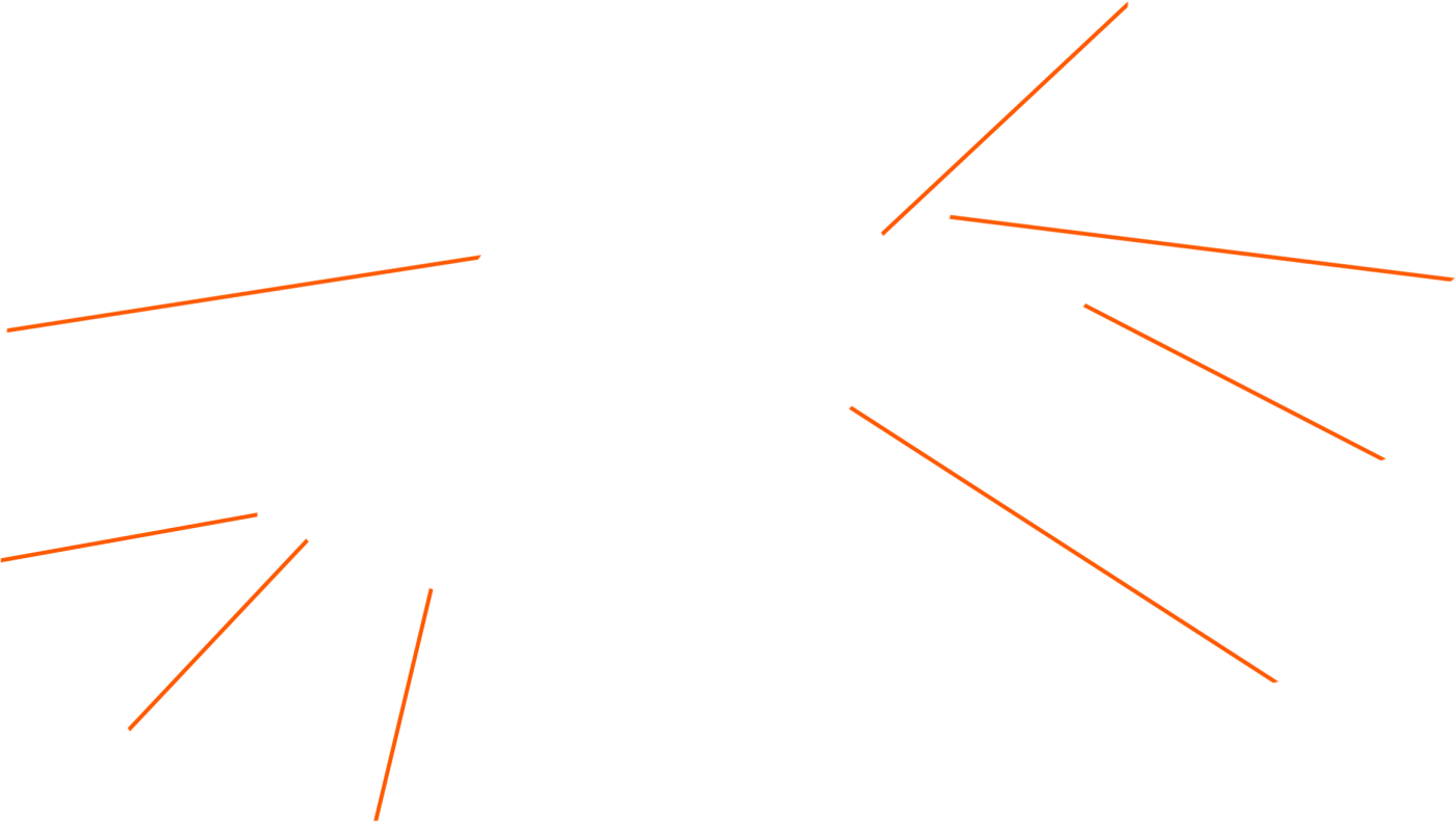 Advantage-lines - Orange Lines Transparent Png (1400x791), Png Download