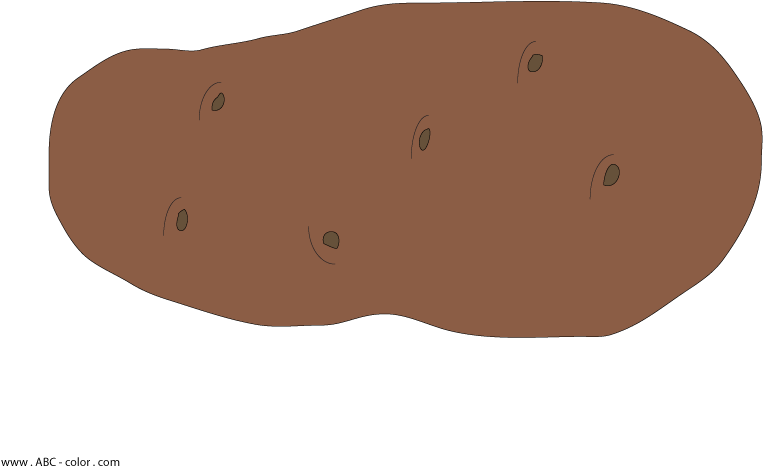 Download Bitmap Clipart Potato - Skateboard (822x567), Png Download