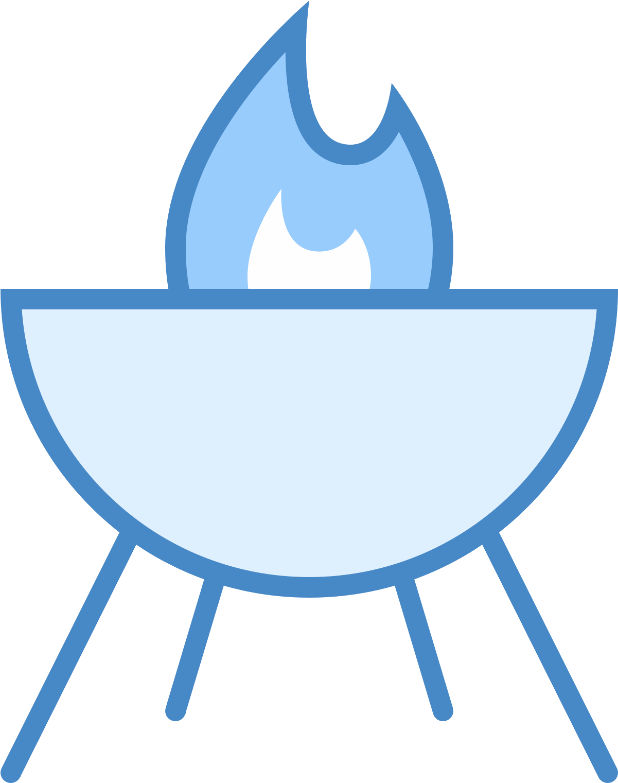 Icon Free Download Png And This Looks - Churrasco Desenho Png (1600x1600), Png Download