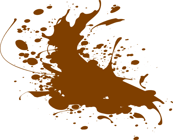 Mud Clipart Mud Puddle - Mud Splat Clipart (600x488), Png Download