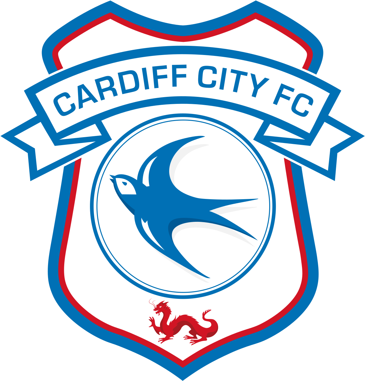 Cardiff City Fc - Cardiff City Logo Png (1200x1250), Png Download