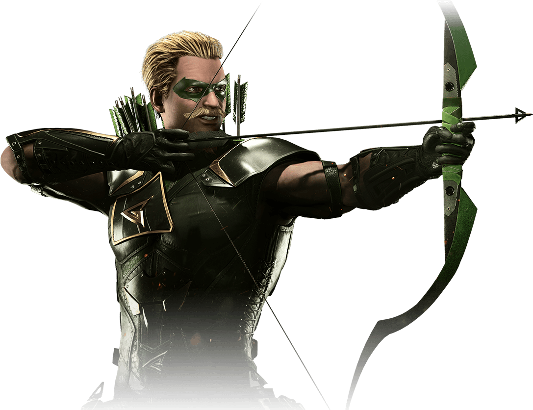 Green Arrow Injustice 2 Render - Injustice 2 Green Arrow (1024x755), Png Download