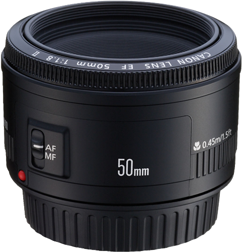 Canon 50 Mm - Canon Ef Lens - 50 Mm - F/1.8 - Canon Ef (500x500), Png Download