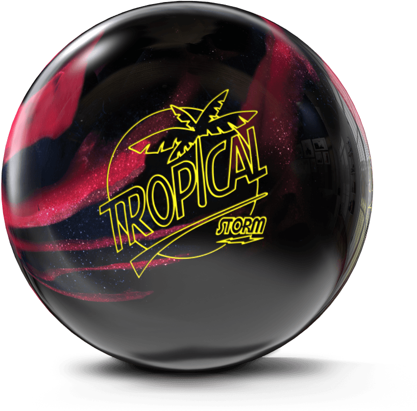 Black/cherry Tropical Png - Tropical Storm Bowling Ball Cherry (900x900), Png Download