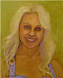 Paris Hilton, Oil On Canvas 32 X 43 Cm - Self-portrait (300x400), Png Download