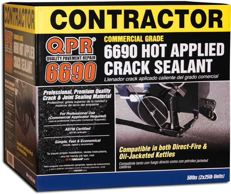 Hot Applied Crack Sealant - Qpr Asphalt Repair Product Llf08 22.68kg Commercial-grade (800x681), Png Download