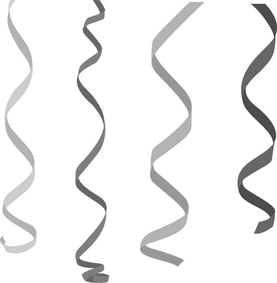 Streamers Free Stock Photo Illustration Of Hanging - White Streamers Transparent Background (958x977), Png Download