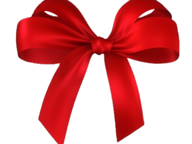Bow Clipart Dark Red - Gift Bow Clip Art (640x480), Png Download