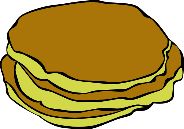 28 Collection Of Pancake Clipart Transparent - Pancakes Clipart (600x420), Png Download
