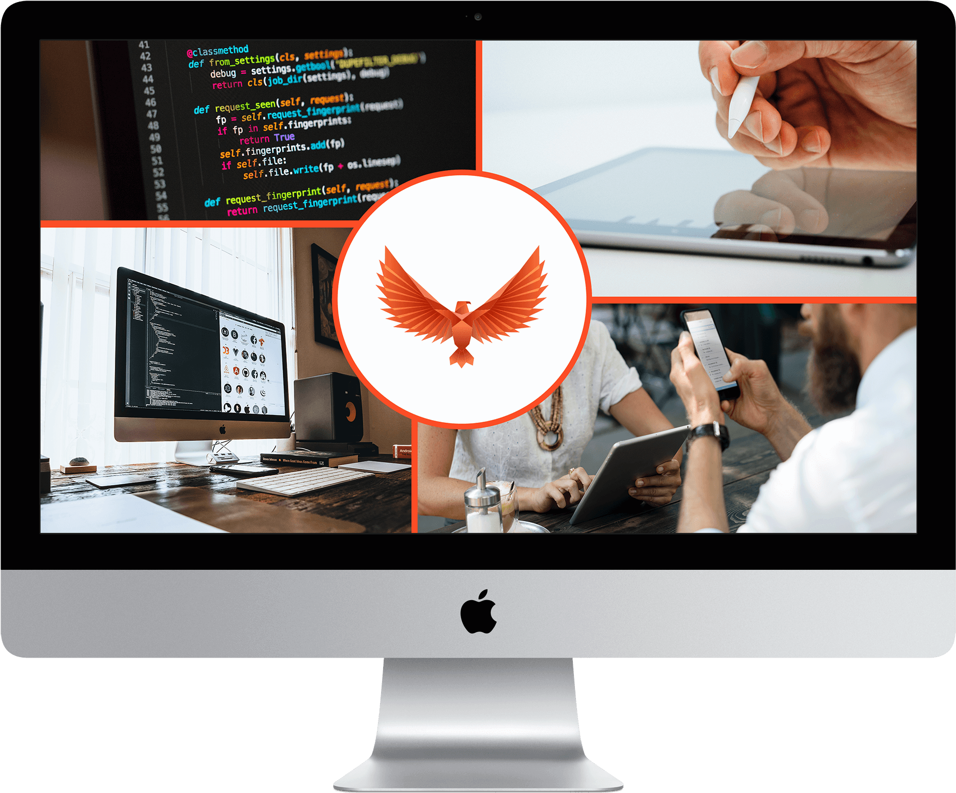 Design - Mac 27 Pouces Png (2100x1740), Png Download