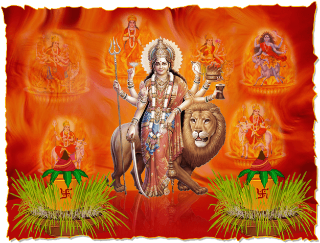 Mata Img - चैत्र नवरात्र (626x476), Png Download