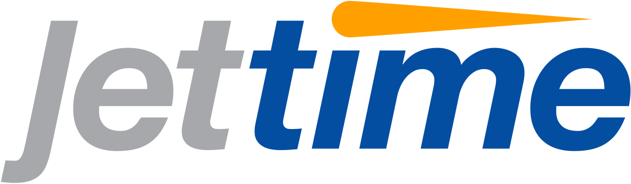 Jet Time Logo - Jet Time Logo Png (1280x375), Png Download