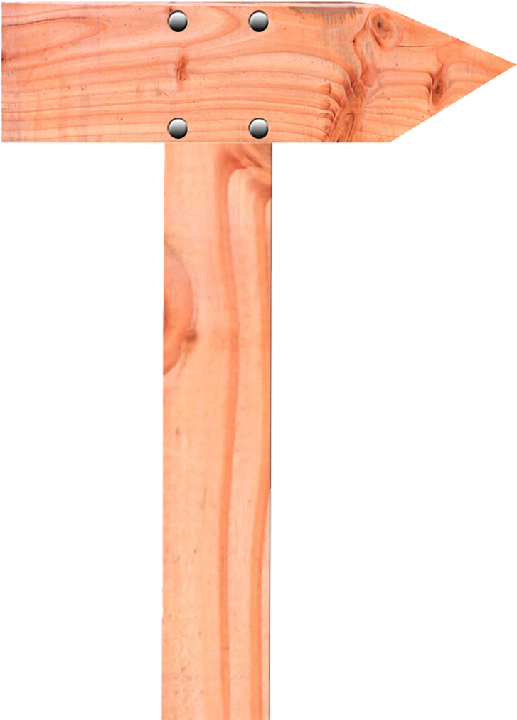 Wood Sign Red Arrow, Simple Wood Sigh Arrow Symbol - Arrow (842x1122), Png Download