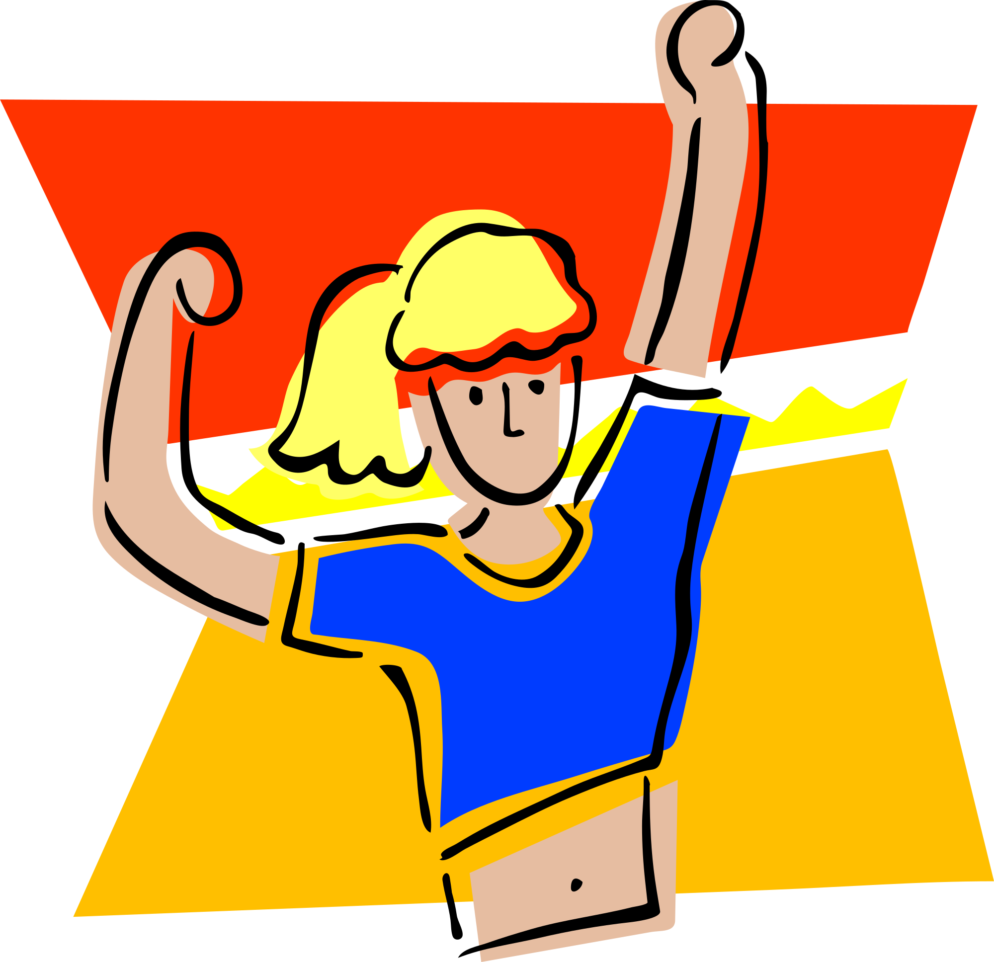 Fitness Clipart Animated - Physical Fitness Clipart Png (744x720), Png Download