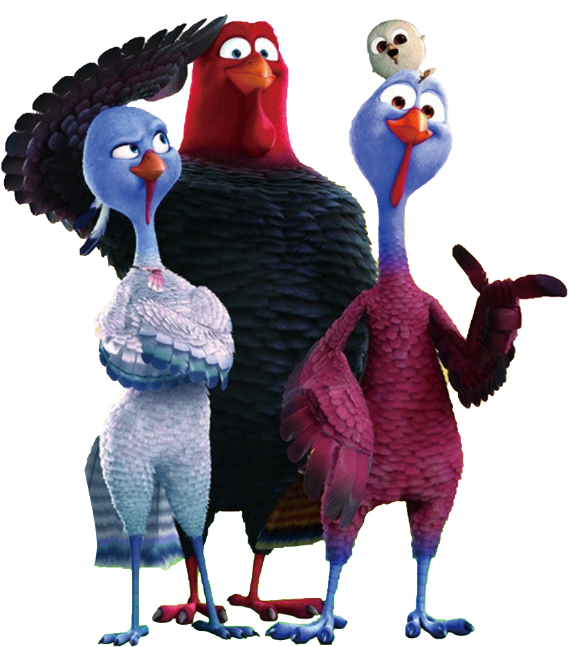 Cute Cartoon Turkey Material - Film (1024x1219), Png Download