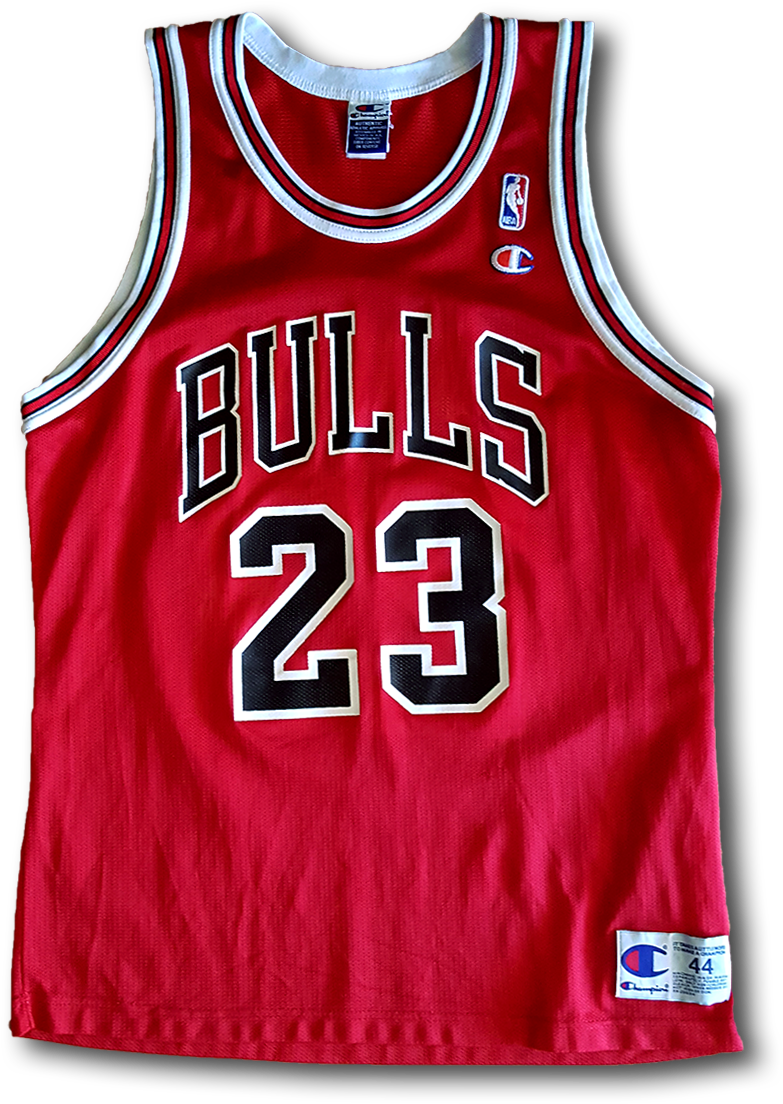 Download HD Image Of Michael Jordan Chicago Bulls Champion Replica Jersey Shirt Basketball