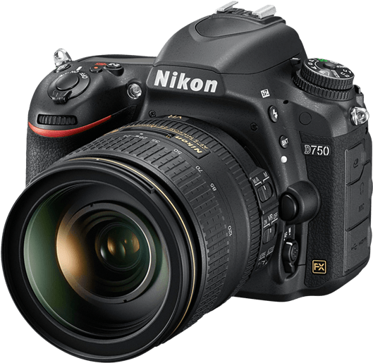 1543 D750 Left - Nikon D750 24 120mm Vr (700x595), Png Download