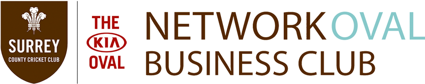 Network Oval Business Club Logo - Surrey County Cricket Club (863x191), Png Download