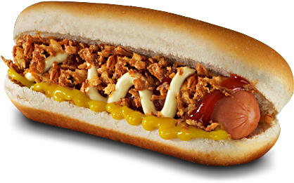 Classic Hot Dog - Hot Dog (465x325), Png Download
