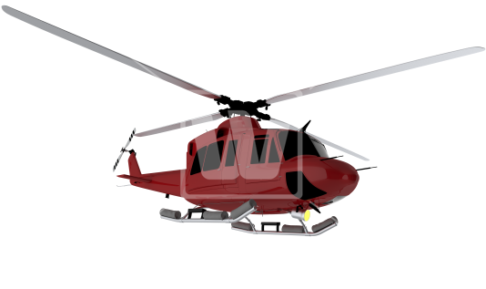 Red Helicopter Png - Red (550x351), Png Download