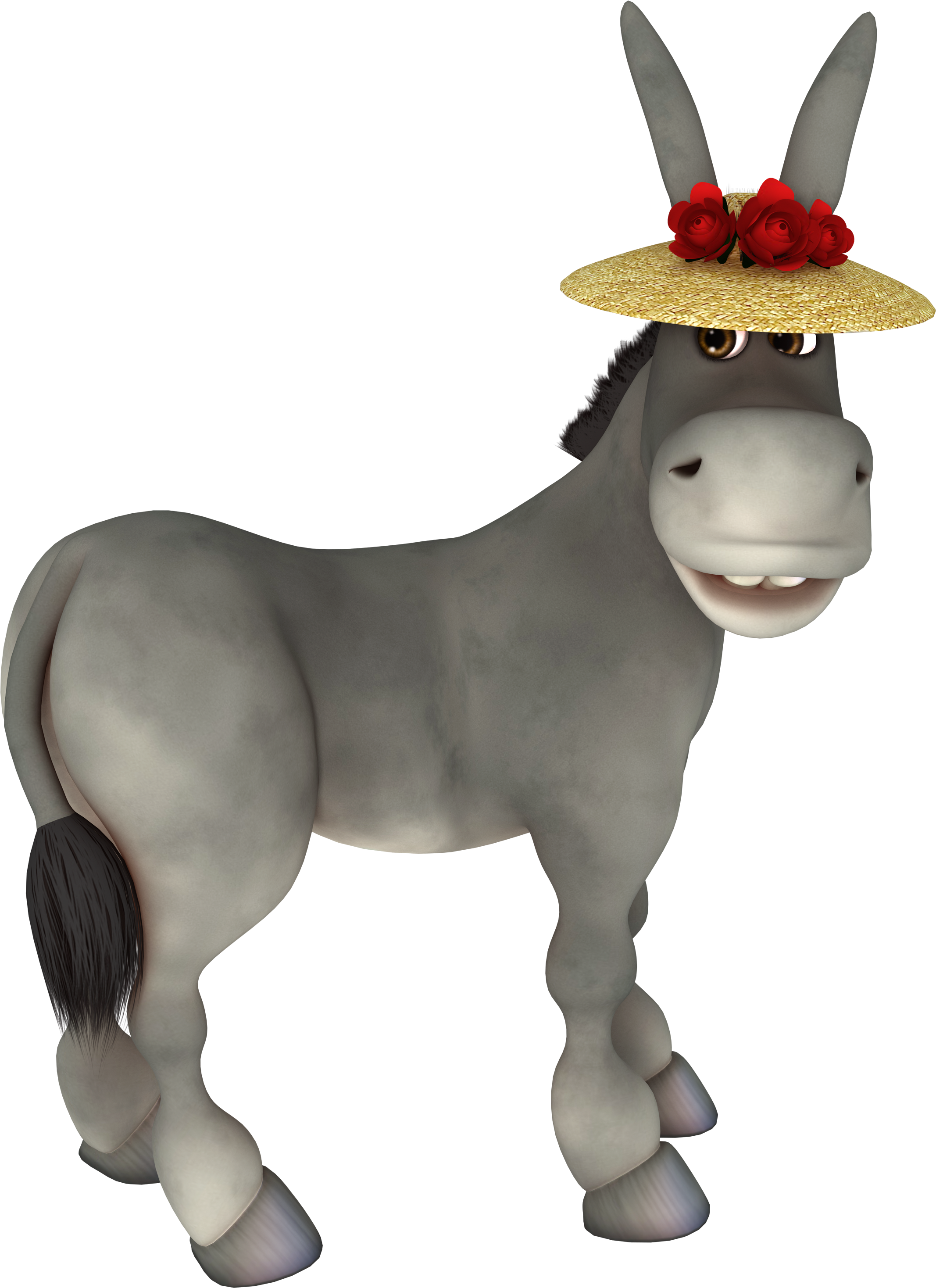 Donkey Png Free Download - Âne Shrek (3000x3000), Png Download