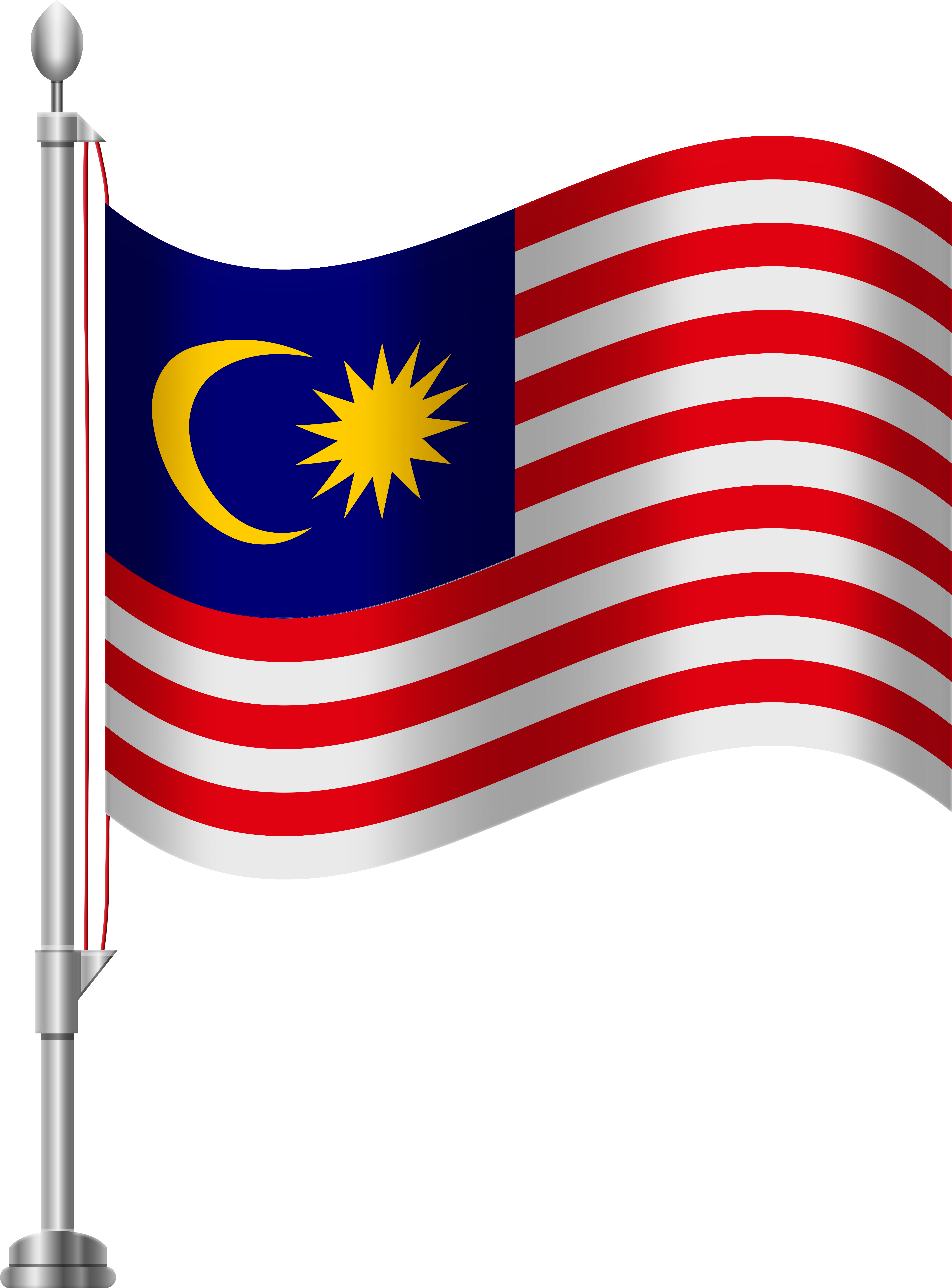 Png Clip Art - Malaysia Flag Transparent Background (1536x2000), Png Download
