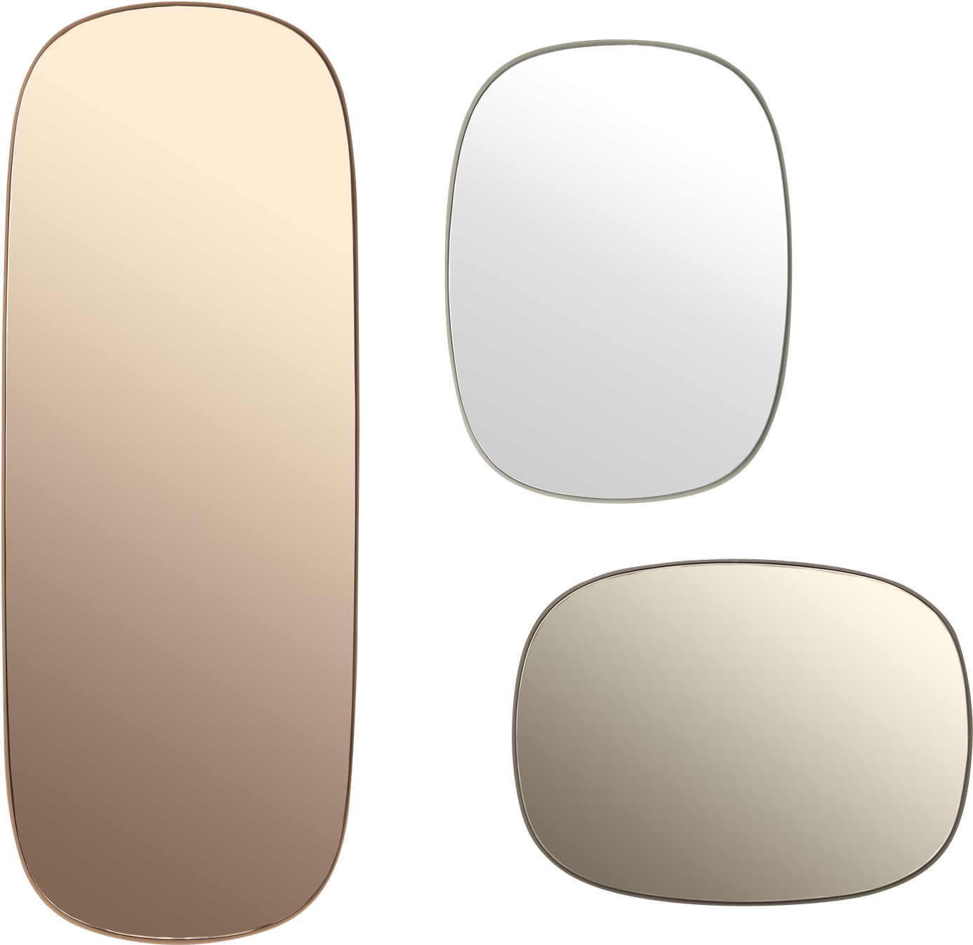 Framed Mirror Master Framed Mirror 1502286008 - Muuto Mirror (2000x2000), Png Download