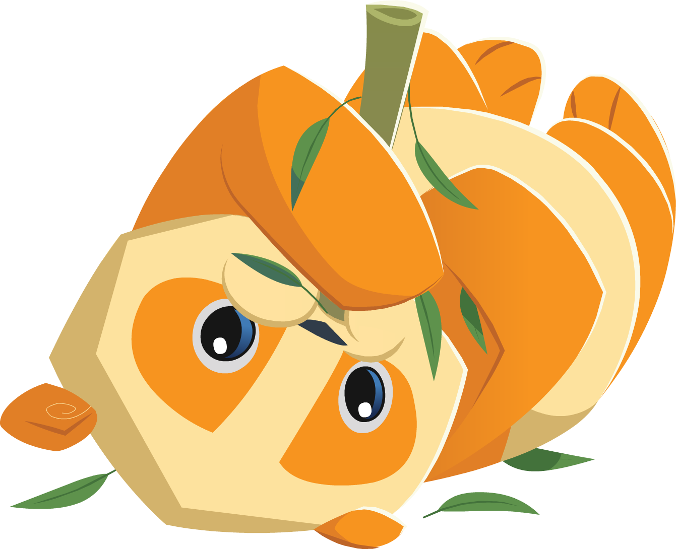 Orange Panda Eating Bamboo - Aj Panda (1341x1090), Png Download