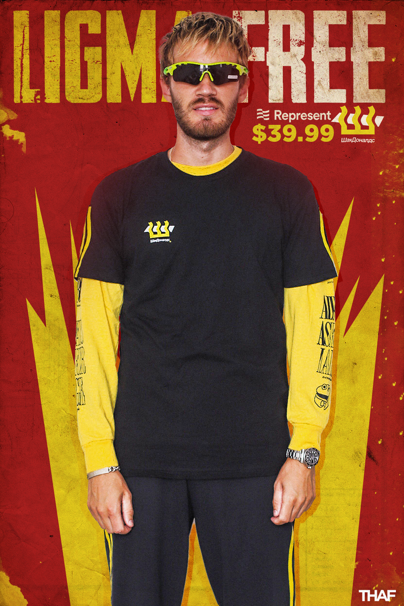 Advertisement For @pewdiepie's New Merch - Advertising (800x1200), Png Download